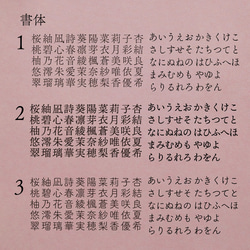 【アクリルひな祭り名前札】4色から選べる桜のリース｜お花型 9枚目の画像