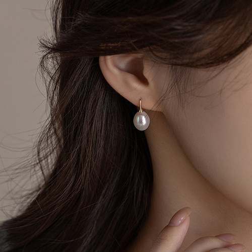 1522 魅力を引き出す✨ ポテト♡ 　淡水パールピアス イヤリングでも セール】 淡水パールピアス （ピアス・イヤリング）｜MICHEL