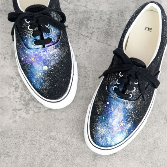 【SALE】galaxy sneakers 24.5cm 2枚目の画像