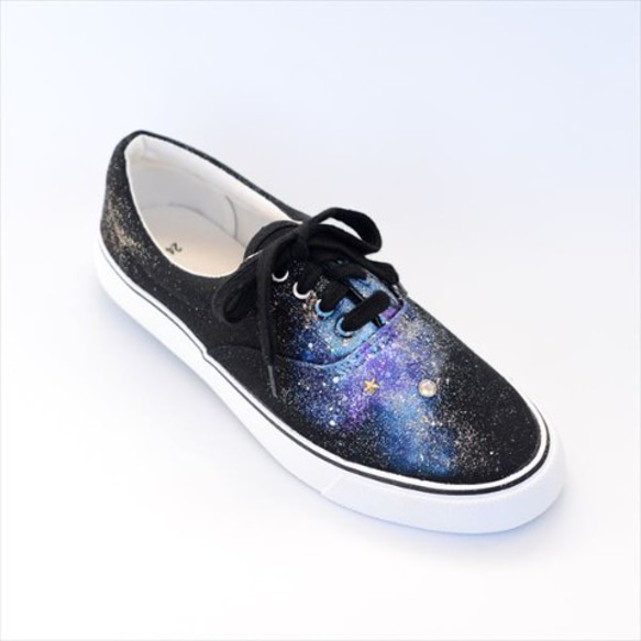 【SALE】galaxy sneakers 24.5cm 3枚目の画像