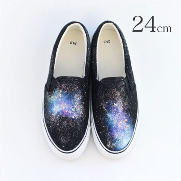 【SALE】galaxy slipon 24cm 1枚目の画像