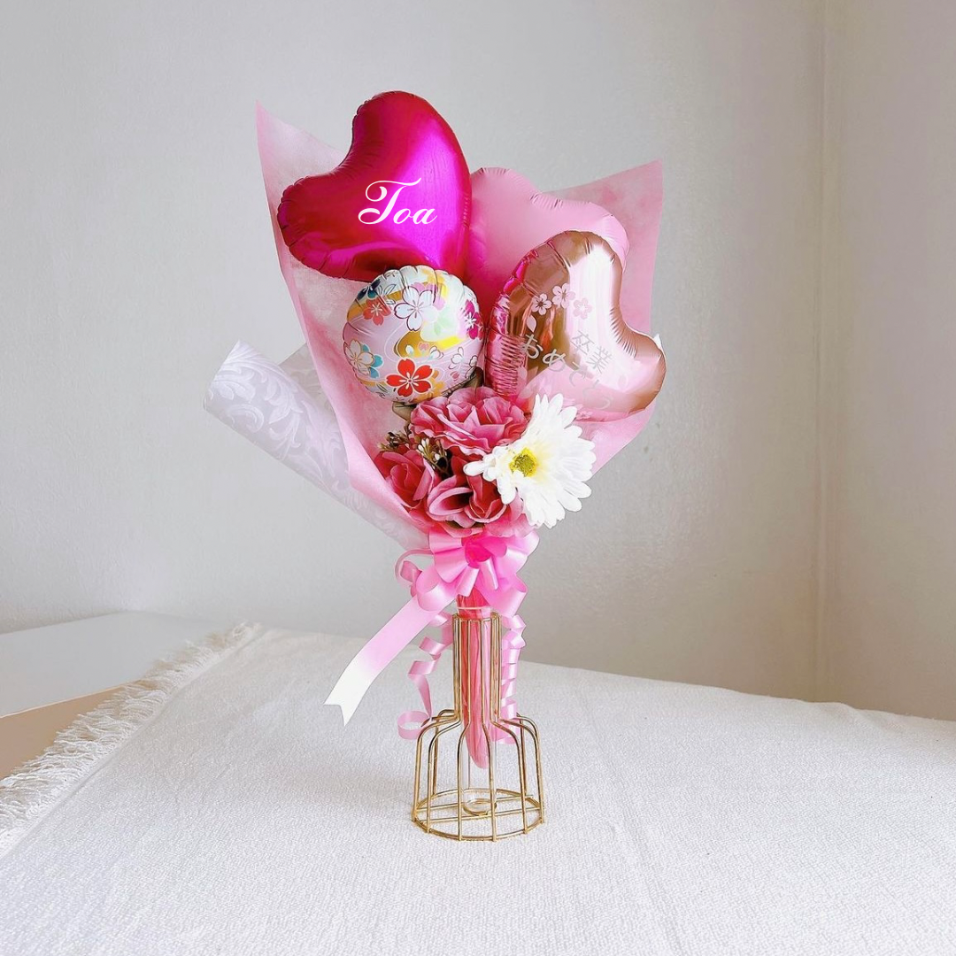 バルーンブーケ　お名前入り　お色選択可能♡