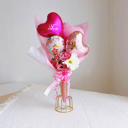 全9色】バルーンブーケ/Mサイズ/名入れギフト/卒業/卒園/卒団