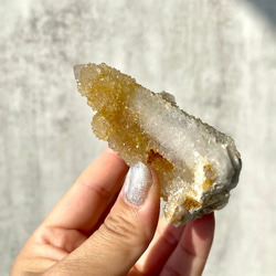 南アフリカ産【ホワイトカクタスクォーツ】（107g）鉱物 天然石 精霊水晶 20枚目の画像
