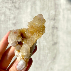 南アフリカ産【ホワイトカクタスクォーツ】（107g）鉱物 天然石 精霊水晶 12枚目の画像