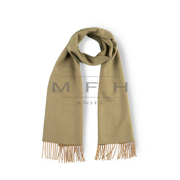 プレミアムベビーアルパカ ヘリンボーン マフラー MFH KNITS ペルー