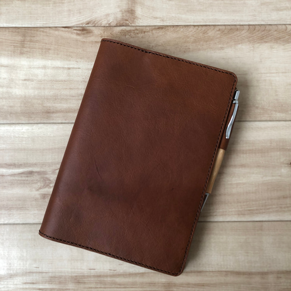 受注制作】手帳カバー A5判 ほぼ日手帳カズン ブックカバー イタリアン 