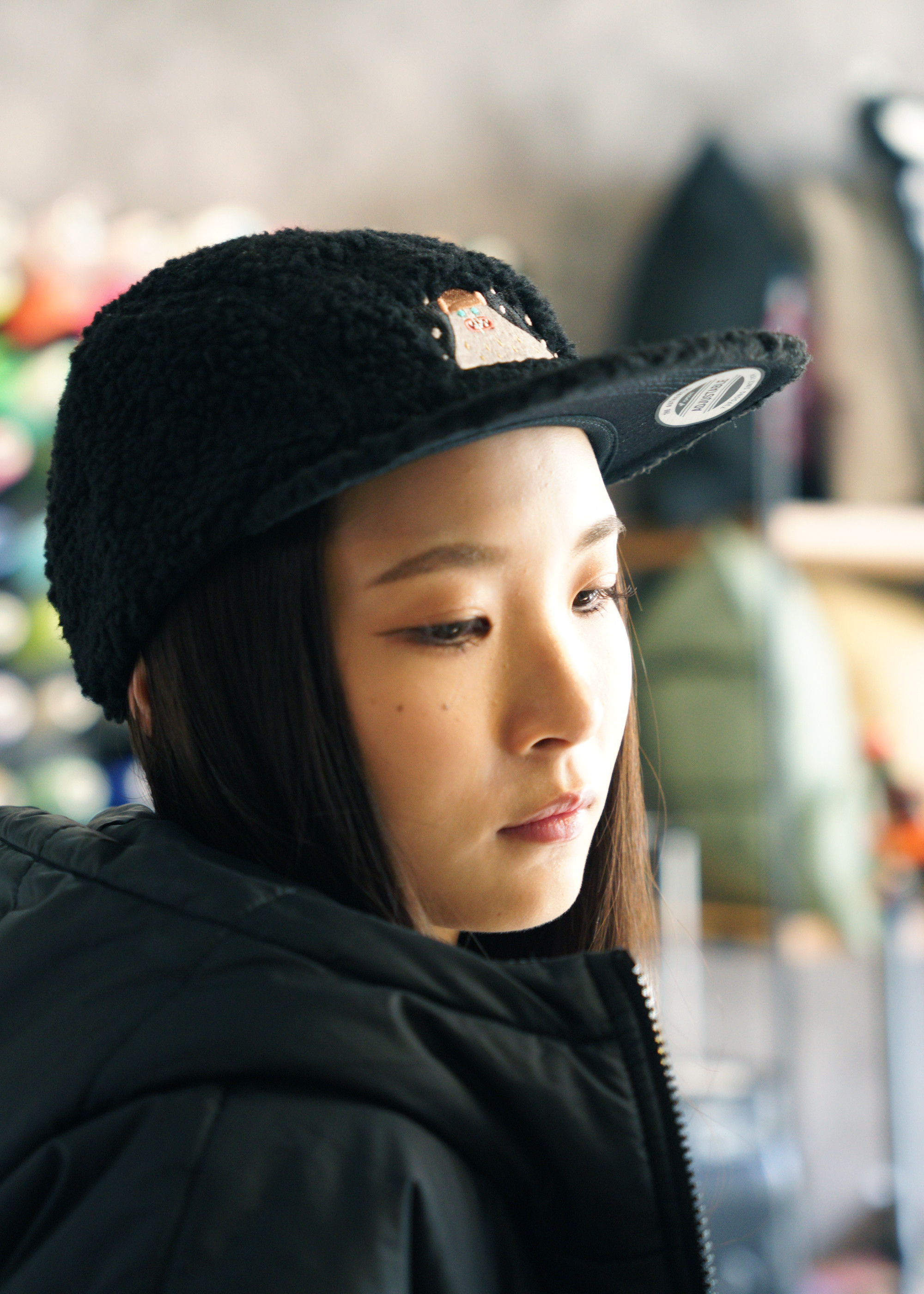 SAMUI ボアキャップ イエティ 刺繍