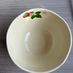 京焼　色絵　苺　抹茶茶碗 4枚目の画像