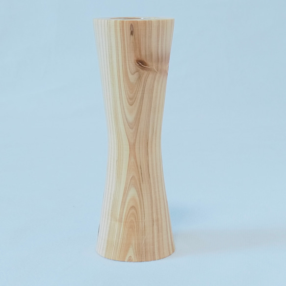 マグネット付き一輪挿し/一点物/ひのき/セラピストが作る木工品 #0060 2枚目の画像