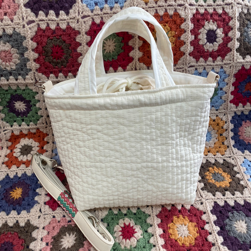 イブル ハンドメイド トートバッグ ショルダーバッグ 巾着 ヌビ 