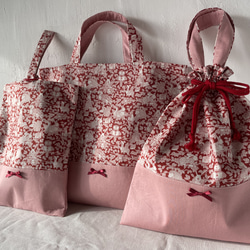 リバティ生地使用 巾着バッグ 巾着バッグ oto 通販 16234128｜Creema