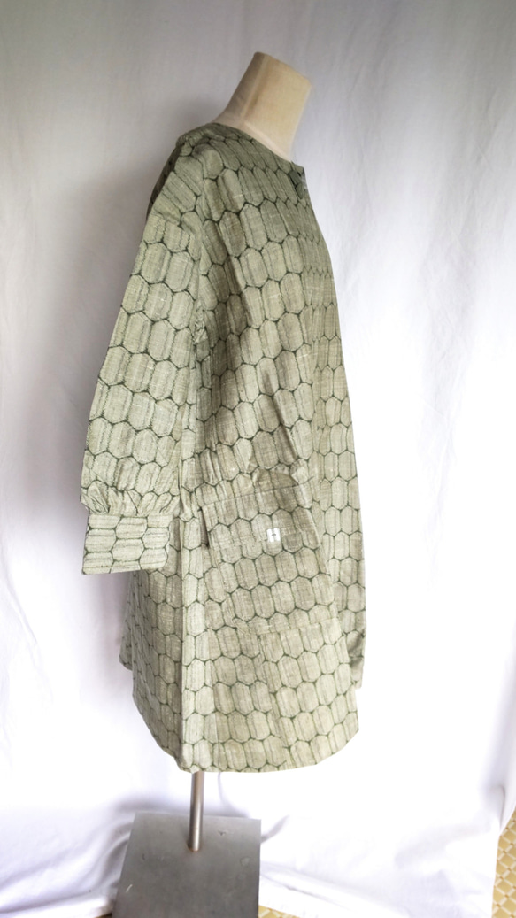 大島紬 着物リメイク スプリングコート ジャケット 羽織り 大島紬 着物リメイク