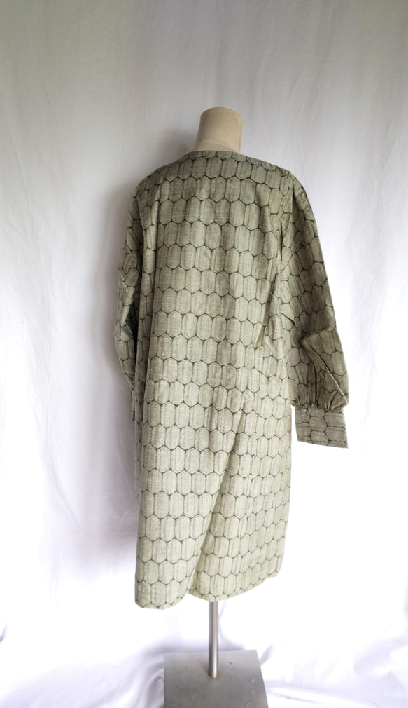 大島紬 着物リメイク スプリングコート ジャケット 羽織り 大島紬 着物リメイク