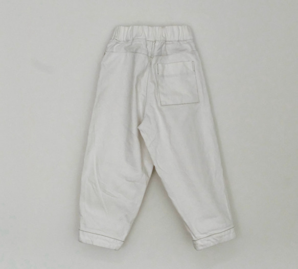 stroll pants - white 4枚目の画像