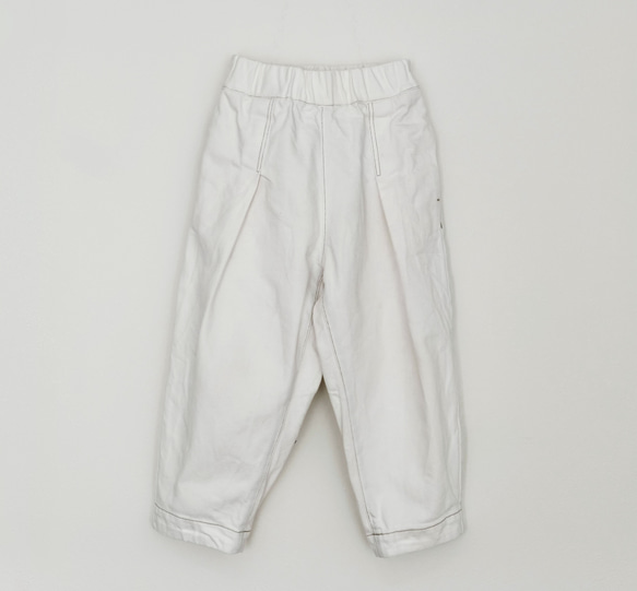 stroll pants - white 3枚目の画像