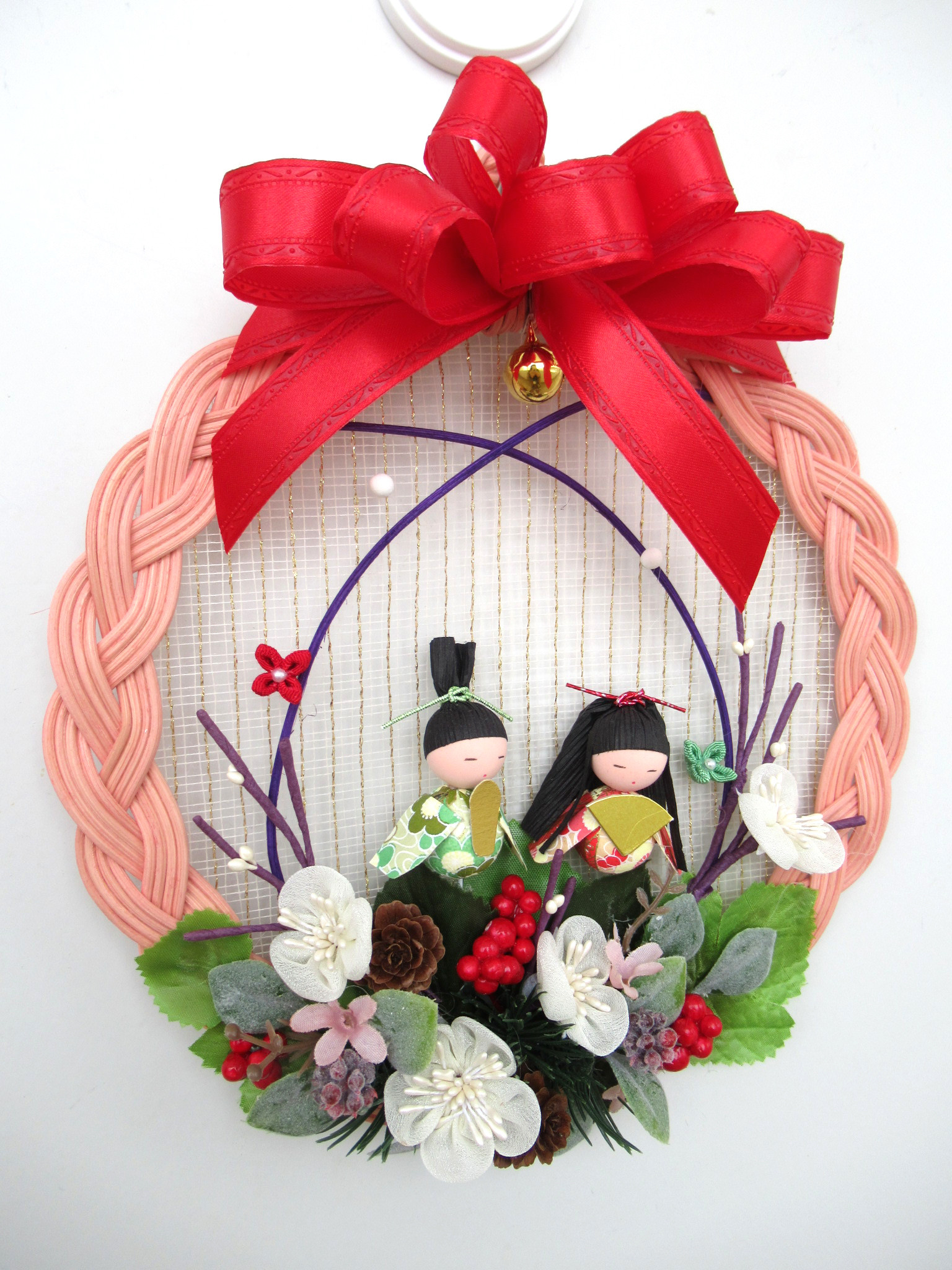 匿名配送』雛祭りリース