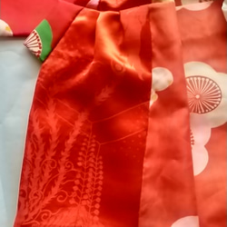 赤ちゃん着物セット（正絹着物と正絹総絞りの被布） 8枚目の画像