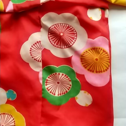 赤ちゃん着物セット（正絹着物と正絹総絞りの被布） 11枚目の画像