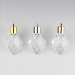 香水瓶「kousui3 1鑽石」濃鬱瓶香水瓶迷你玻璃瓶霧化器小瓶帶蓋 第6張的照片