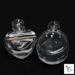 香水瓶瓶「kousui3鑽石或寶石或月亮或心1件」富貴瓶香水瓶迷你玻璃瓶 第4張的照片