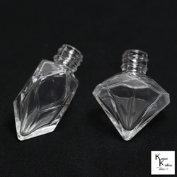 香水瓶瓶「kousui3鑽石或寶石或月亮或心1件」富貴瓶香水瓶迷你玻璃瓶 第3張的照片