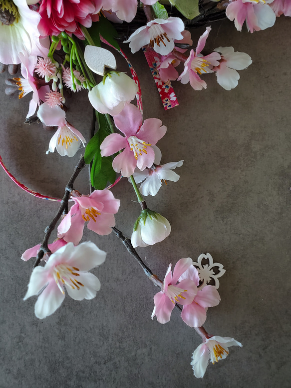 桜のリース 5枚目の画像