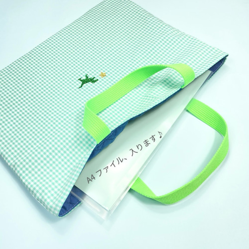 恐竜柄【入園入学グッズ☆オーダー受付中】体操着袋/手提げ/靴入れ