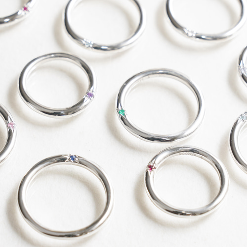 指輪　2本セット　細ファッションリング 凛 RIN 指輪 レディース 太め リング バイカラー 幅広 ウェーブ ダブル