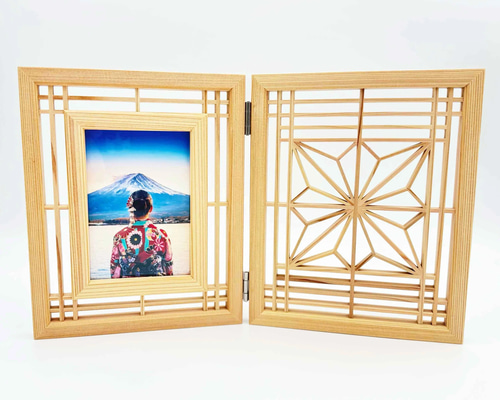 大川組子 - フォトフレーム 写真立て ギフト プレゼント 思い出 フォト