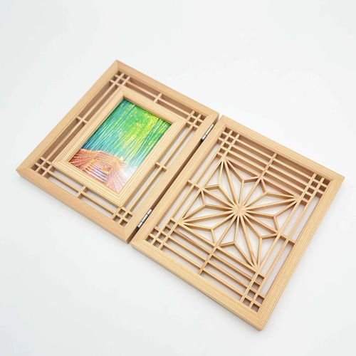 大川組子 - フォトフレーム 写真立て ギフト プレゼント 思い出 フォト