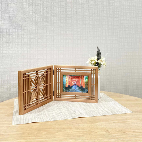 大川組子 - フォトフレーム 写真立て フォトフレーム・写真立て