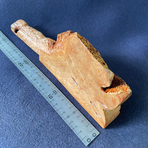 木彫原始木槌(樫瘤•QBK714)714g 乾燥材 バトニング棒 ウッド