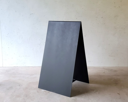 黒皮鉄アイアンのA型ショップ看板(脚あり）40x70㎝ その他