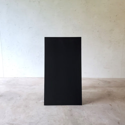 黒皮鉄アイアンのA型ショップ看板(脚あり）40ｘ70㎝ 2枚目の画像