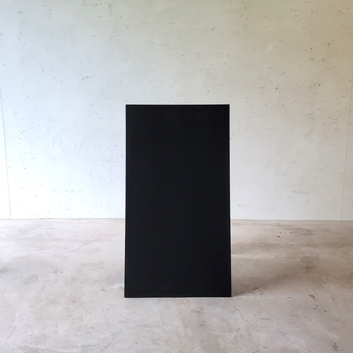 黒皮鉄アイアンのA型ショップ看板(脚あり）40x70㎝ その他インテリア