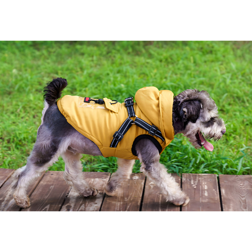 犬服 犬ダウンジャケ小型犬の冬の服、チョッキ、雪の日、テディベア