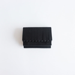 black fringe wallet 1枚目の画像