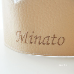 《シンプルクラウン》ベージュ　ベビークラウン　バースデークラウン　ハーフバースデー　出産祝い　 12枚目の画像