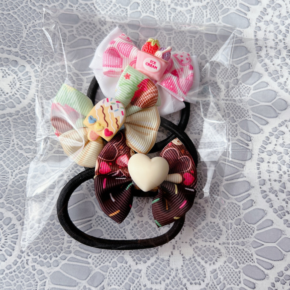 ヘアゴム No.230 夏 かわいい レジン アクセサリー