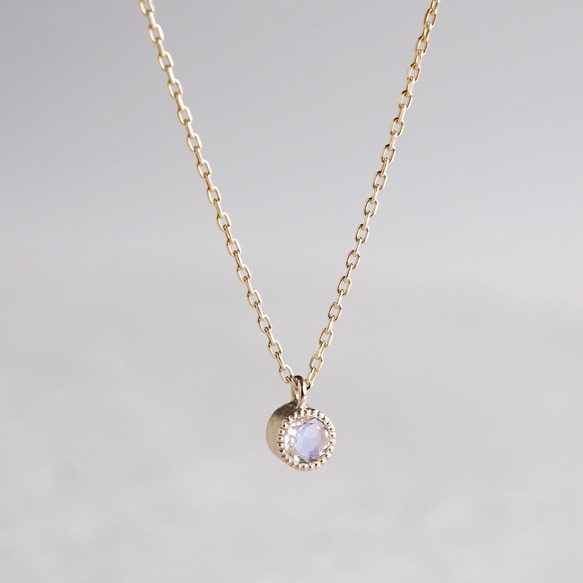 専用　Moonstone birthstone necklace [P033K10RM] 1枚目の画像