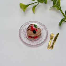 ミニチュア ハートマカロンのケーキセット 4枚目の画像