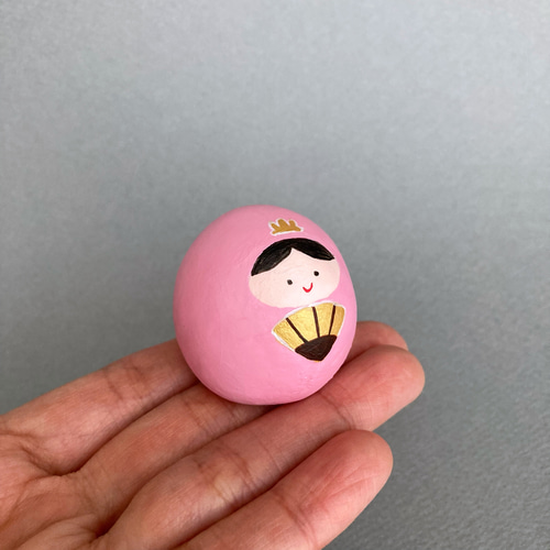 両面飾れる♡パンダとひよこのひな祭り飾り ころころ雛人形 ひな人形