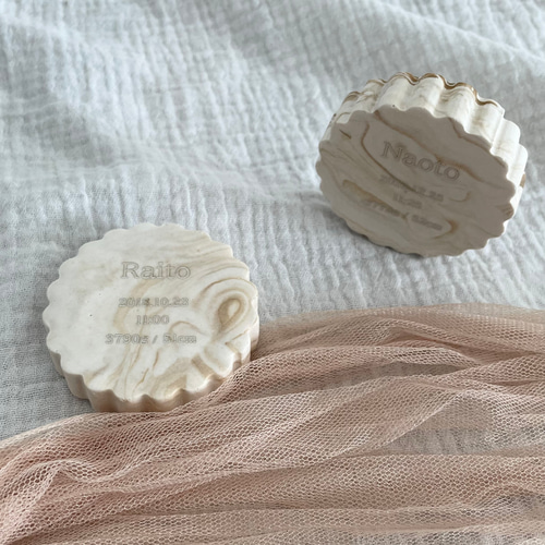 10日以内に発送》プレミアム お名前札 命名書 / ジェスモナイト 雛人形