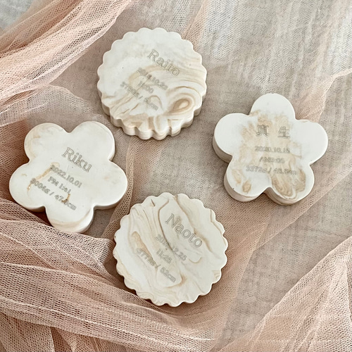 10日以内に発送》プレミアム お名前札 命名書 / ジェスモナイト 雛人形