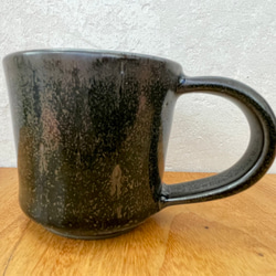 手づくり器　とぼねる ⇒ 渋い黒のコーヒーカップ 3枚目の画像