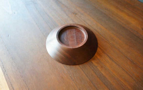 【木　皿　木製　食器】＃146　ウォルナット　アウトレット価格 4枚目の画像