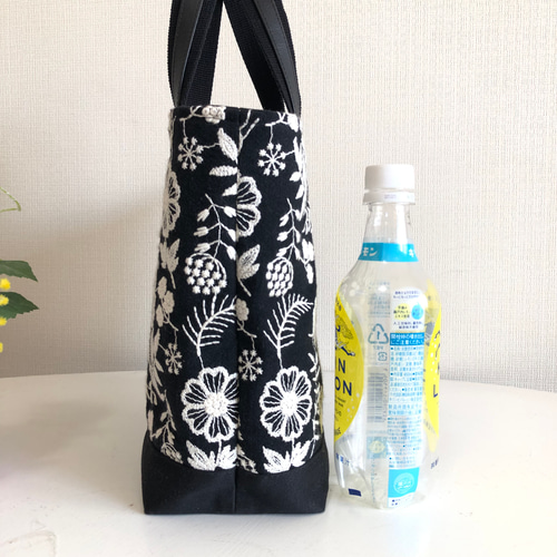 あおりトートバック 黒系刺繡 トートバッグ tumugi 通販 17165055  