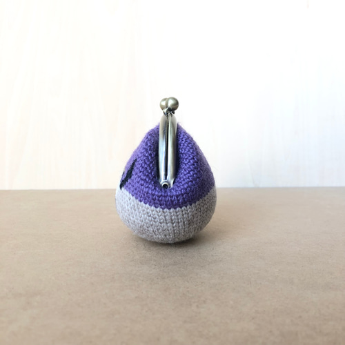 ハンドメイド 親子がま口 シマエナガ - メルカリ