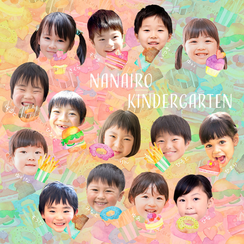 グッズ卒。四枚目まで写真有り。 卒園記念 顔写真 アクリルスタンド 卒園記念品 顔入り （Flowers・M